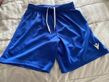 Blue Men’s Macron Football Shorts Size S
