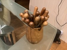 18 Picks Forks and Holder Made