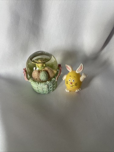 Mini easter snow globe - easter, and
