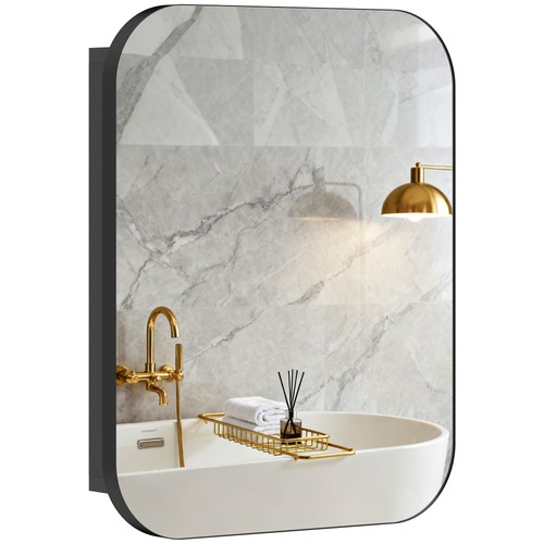 Homcom wall mounted bathroom - wall,
