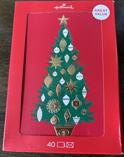 Hallmark christmas cards 40ct - hallmark,