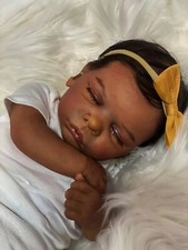 Baby doll reborn indian afro - doll, indian/afro