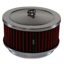 Chrome Air Cleaner 6-3/8" Wide