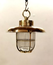 Old Brass Hanging Fixture