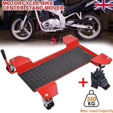 Heavy Duty Motorcycle Dolly Centre Stand Garage Parking Motorbike Mover to 350KG