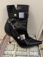 Red Or Dead Metal Heeled Boots Size 6