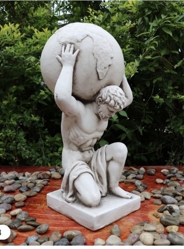 Atlas garden statue greek - garden,