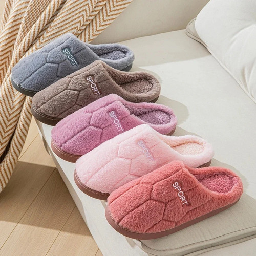 Winter cotton slippers warm - slippers,