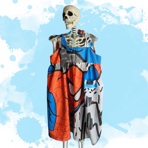 Upcycled comic dress - upcycled, |
