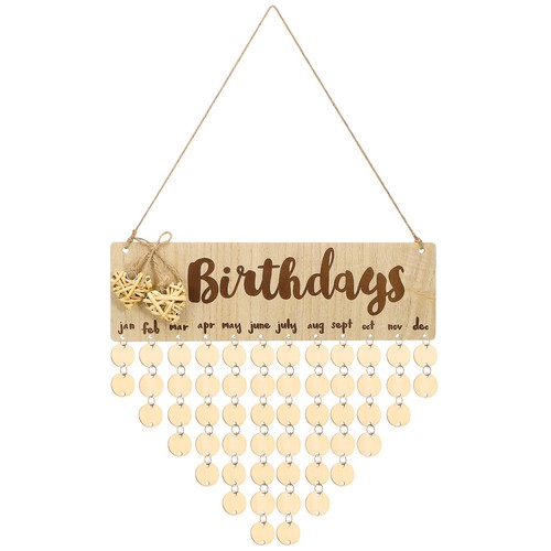 Birthday calendar perpetual - calendar,