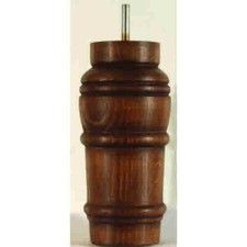 2 WOODEN FURNITURE LEGS 17 cm