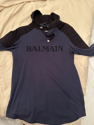 Balmain blue hooded - balmain,