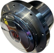 Mgc  , Early Mgb Polished Bil Steering Wheel Boss  With Pol Horn Centre