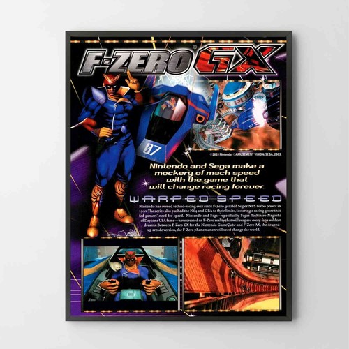 Poster zero nintendo - poster, gx