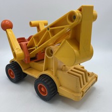 Vintage Fisher Price Shovel Digger Excavator Toy