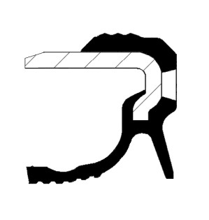 Shaft seal crankshaft - crankshaft, for