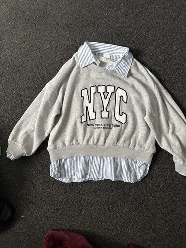 Girls jumper with - fitted, shirt