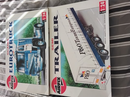 Model truck and - truck,