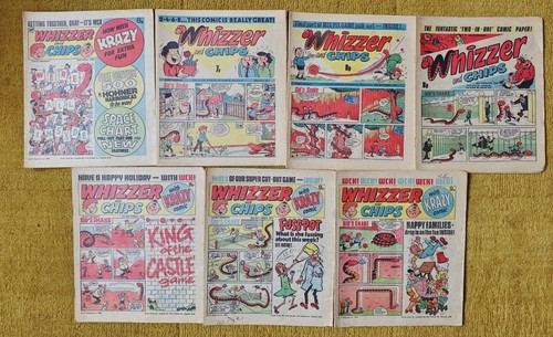 Whizzer chips comic book lot - chips,