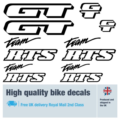 Team rts bike decals with - decals,