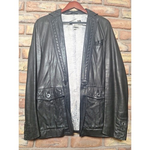 Just cavalli leather - leather, blazer