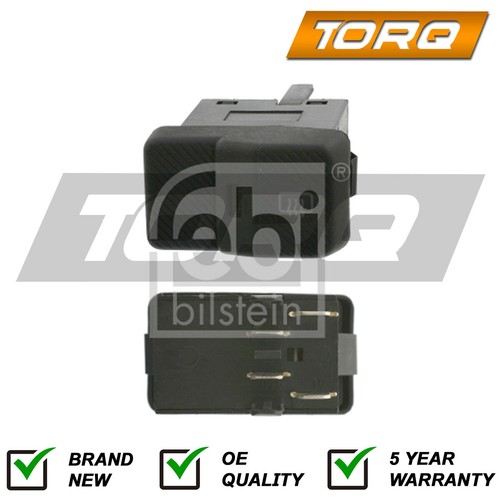 Rear window heater - switch, torq