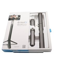 CliqueFie Selfie Stick Tripod & Bluetooth Remote Combo Portable - Space Grey