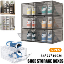 6x Stackable Foldable Boxes