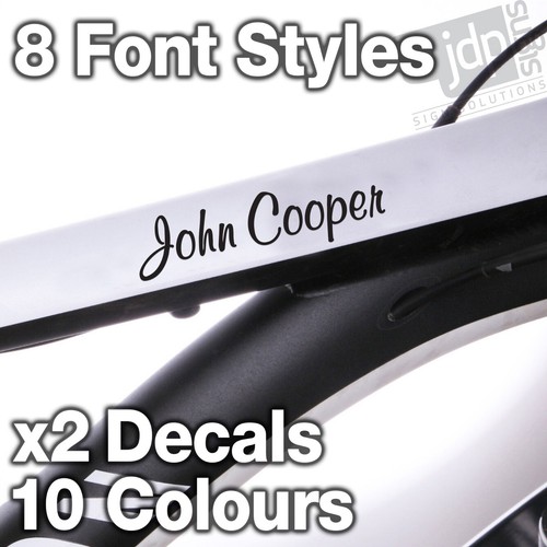Personalised bike frame - x2,