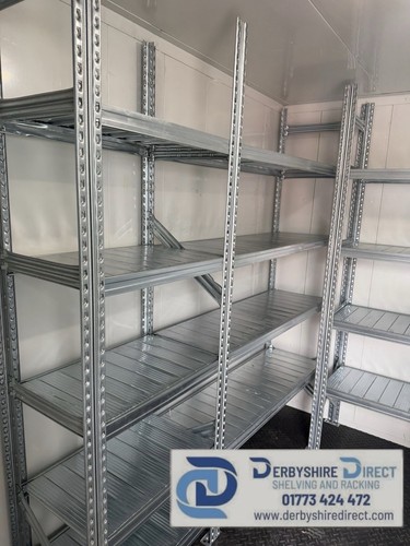 Used galvenised shelving - shelving, and