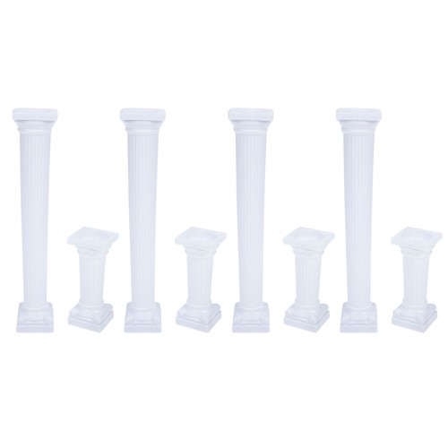 8pcs roman column cake pillars - roman,
