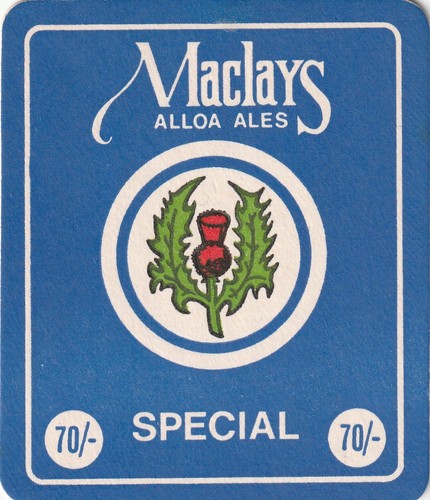 Beer mat maclays - beer,
