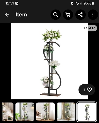 Large plant stand - large, led