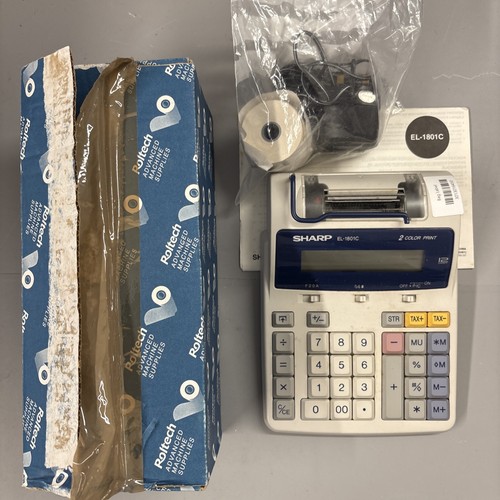 Sharp 1801c printing - sharp, el-1801c