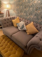2 seater chesterfield sofa - -