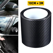Car Carbon Fiber Vinyl Film Sticker Door Sill Scuff Anti Scratch Tape Protection