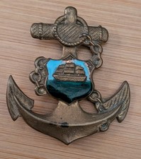 vintage Royal Navy badge