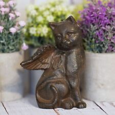 Cast Iron Angel Cat | Kitten