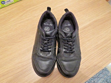 Clarks Boys Black Shoes Size