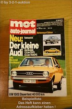 Mot 15/72 VW 1302 Audi 80 Datsun Fiat 127 Citroen GS