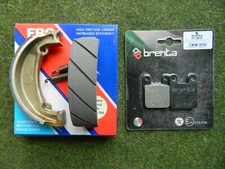 YAMAHA TY250R PINKY TRIALS BRAKE SET 