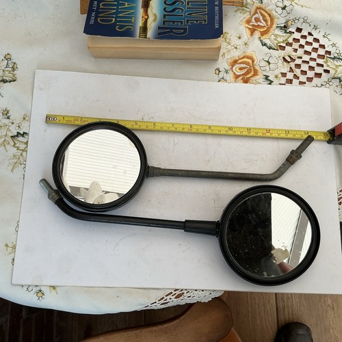 Pair motorcycle mirrors - a,