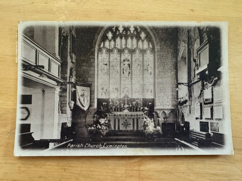 Postcard parish church - -,
