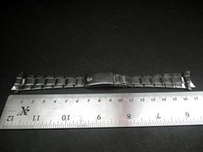 1960’s/70’s 19mm Steel Rolex Oyster Folded Link Bracelet – incorrect polish