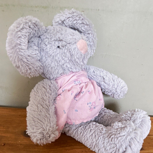 Mothercare grey mouse - grey, pink