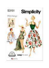 SIMPLICITY 3151 MISSES 1950'S