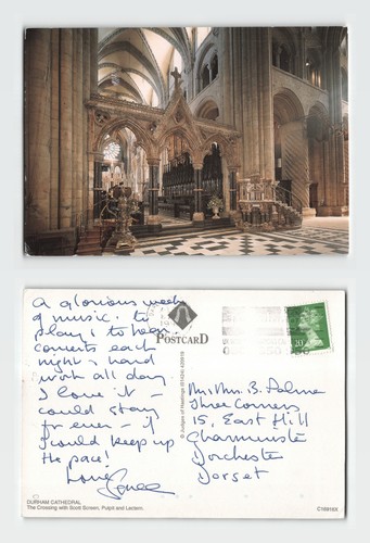 Postcard durham cathedral - postcard,