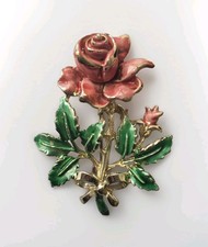 Vintage Exquisite Brooch Rose