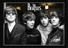 THE BEATLES  - ABBEY ROAD - SIGNED ORIGINAL A4 PHOTO PRINT MEMORABILIA