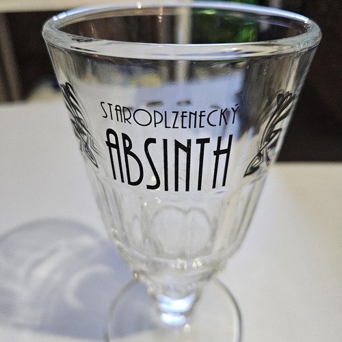 Staroplzenecky absinthe glass - staroplzenecky,